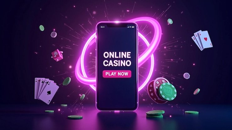 Antarmuka aplikasi badaislot di ponsel Android menampilkan permainan slot dan opsi navigasi